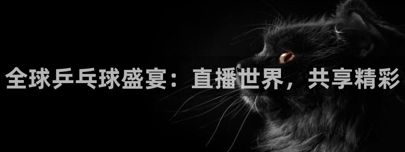  k1体育app下载免费：全球乒乓球盛宴：直播世界，共享精彩